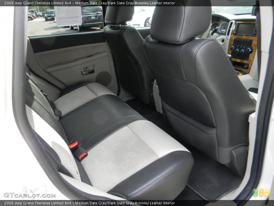Medium Slate Gray/Dark Slate Gray Mckinley Leather Interior Photo for the 2009 Jeep Grand Cherokee Limited 4x4 #54777504