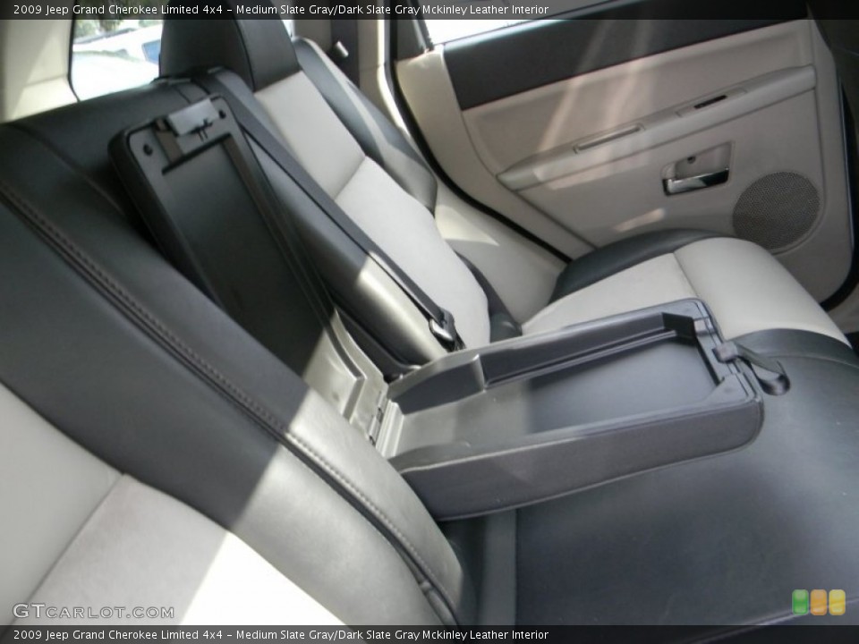 Medium Slate Gray/Dark Slate Gray Mckinley Leather Interior Photo for the 2009 Jeep Grand Cherokee Limited 4x4 #54777513