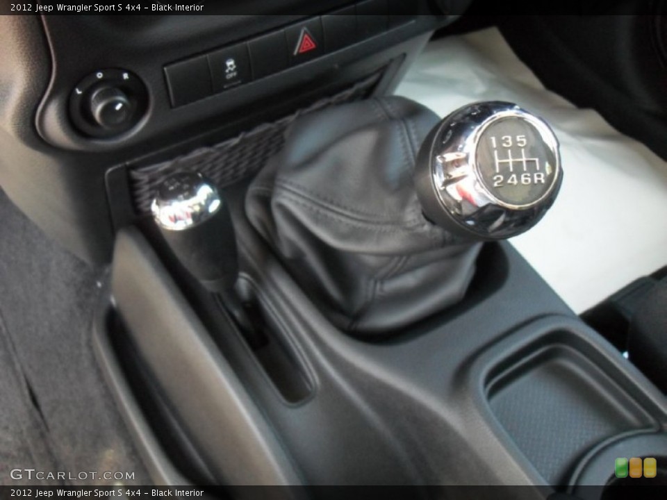 Black Interior Transmission for the 2012 Jeep Wrangler Sport S 4x4 #54778056