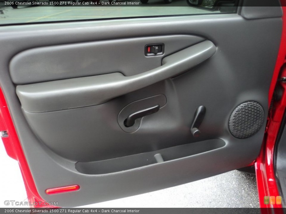 Dark Charcoal Interior Door Panel for the 2006 Chevrolet Silverado 1500 Z71 Regular Cab 4x4 #54778323