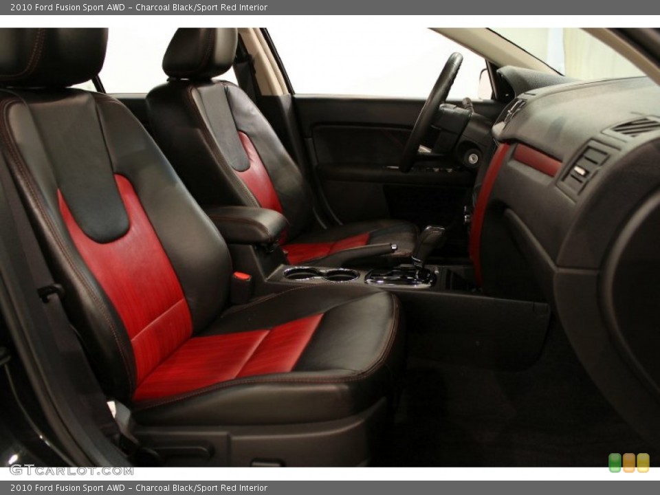 Charcoal Black/Sport Red Interior Photo for the 2010 Ford Fusion Sport AWD #54779499