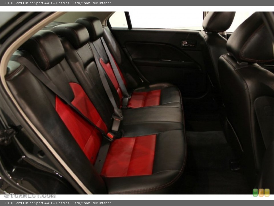 Charcoal Black/Sport Red Interior Photo for the 2010 Ford Fusion Sport AWD #54779508