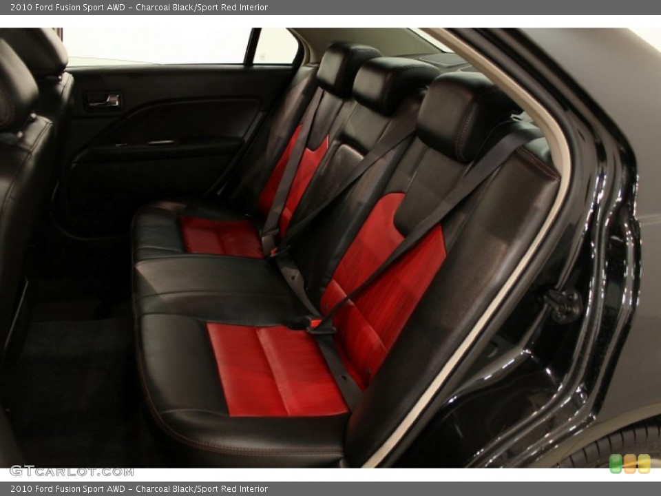 Charcoal Black/Sport Red Interior Photo for the 2010 Ford Fusion Sport AWD #54779517