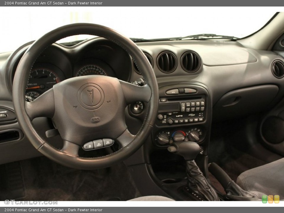 Dark Pewter Interior Dashboard for the 2004 Pontiac Grand Am GT Sedan #54780102
