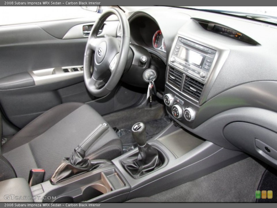 Carbon Black Interior Photo for the 2008 Subaru Impreza WRX Sedan #54780177