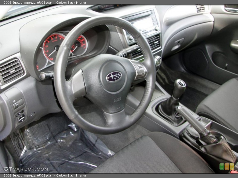 Carbon Black Interior Dashboard for the 2008 Subaru Impreza WRX Sedan #54780255