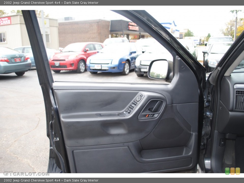 Dark Slate Gray Interior Door Panel for the 2002 Jeep Grand Cherokee Sport 4x4 #54781089