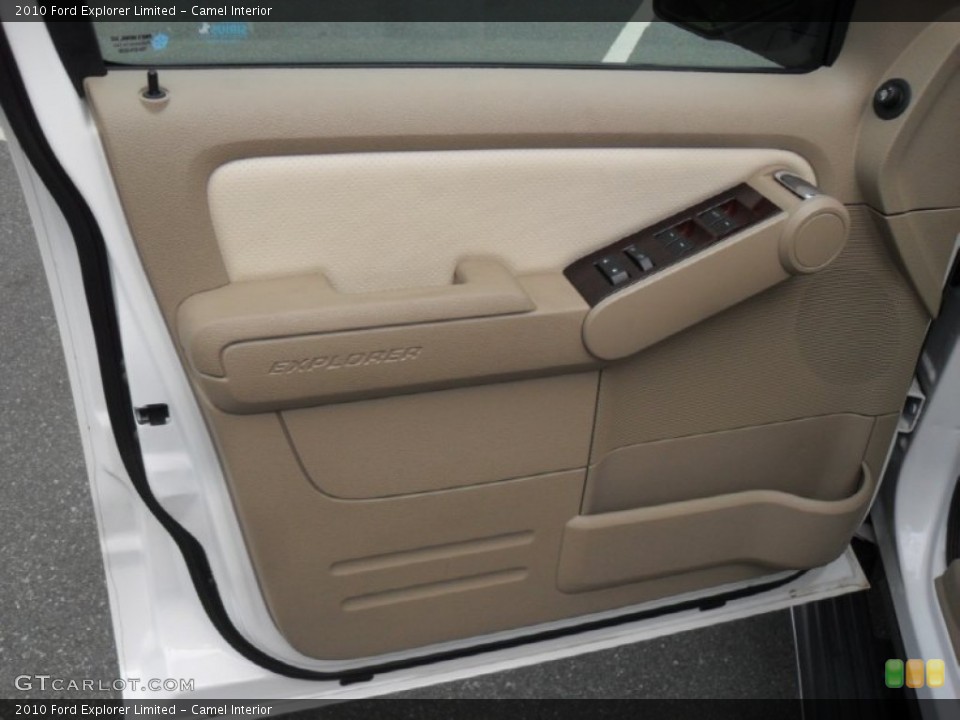 Camel Interior Door Panel for the 2010 Ford Explorer Limited #54781476