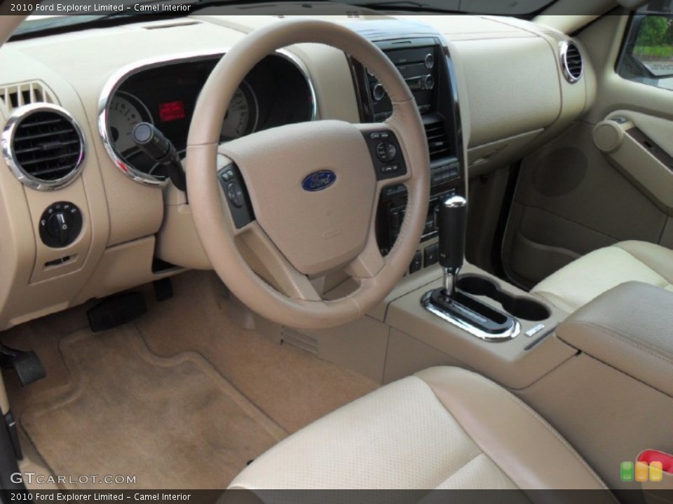 Camel Interior Prime Interior for the 2010 Ford Explorer Limited #54781614
