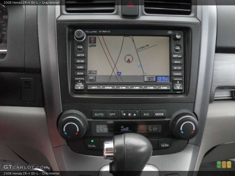 Gray Interior Navigation for the 2008 Honda CR-V EX-L #54781932