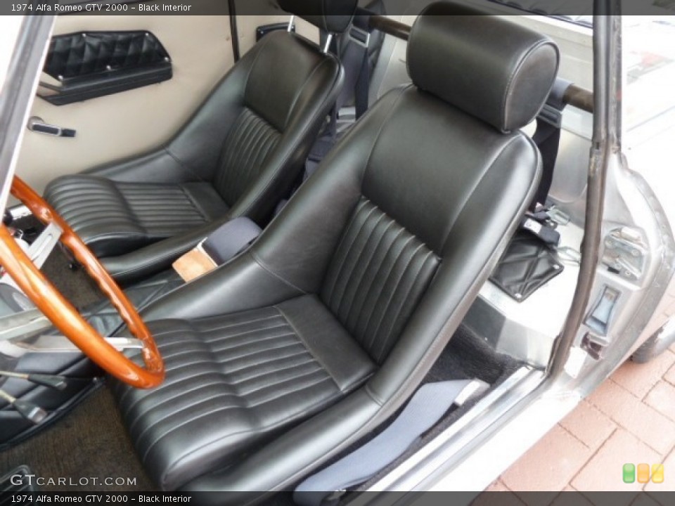 Black Interior Photo for the 1974 Alfa Romeo GTV 2000 #54782931
