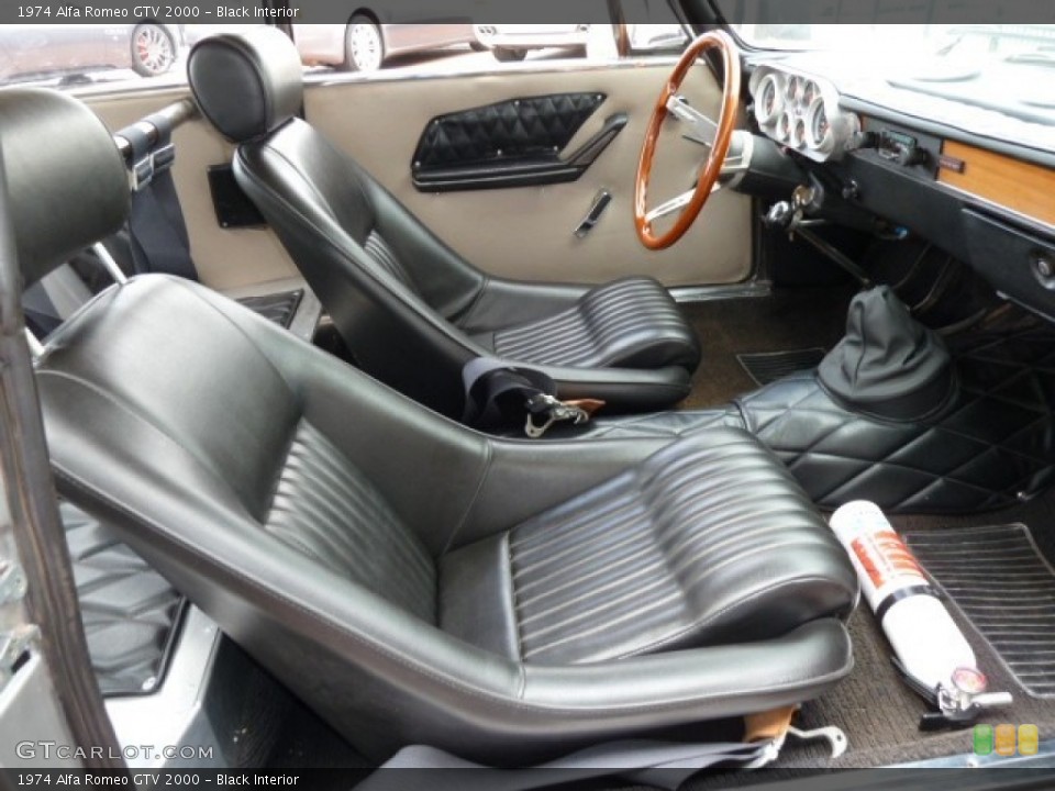 Black Interior Photo for the 1974 Alfa Romeo GTV 2000 #54783007