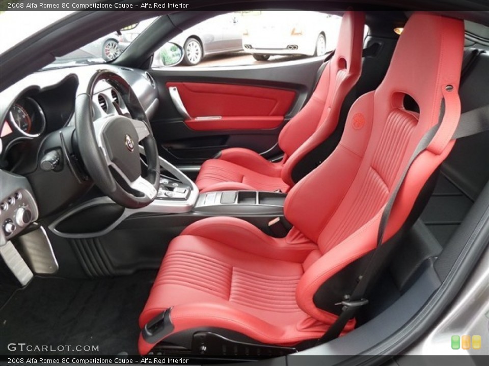 Alfa Red Interior Photo for the 2008 Alfa Romeo 8C Competizione Coupe #54783285