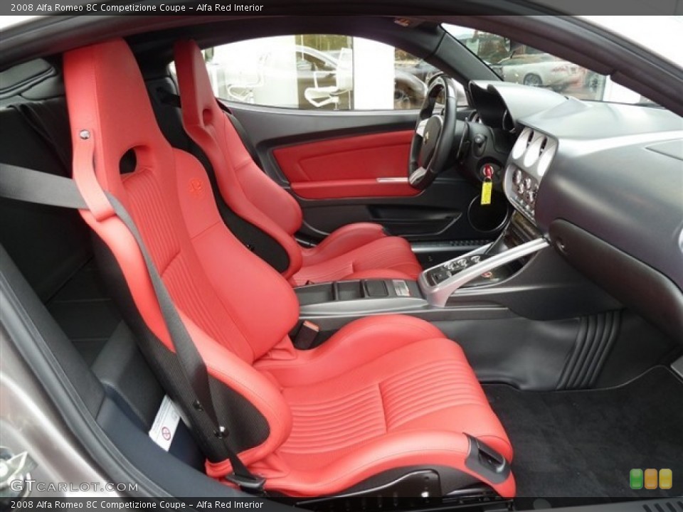 Alfa Red Interior Photo for the 2008 Alfa Romeo 8C Competizione Coupe #54783381