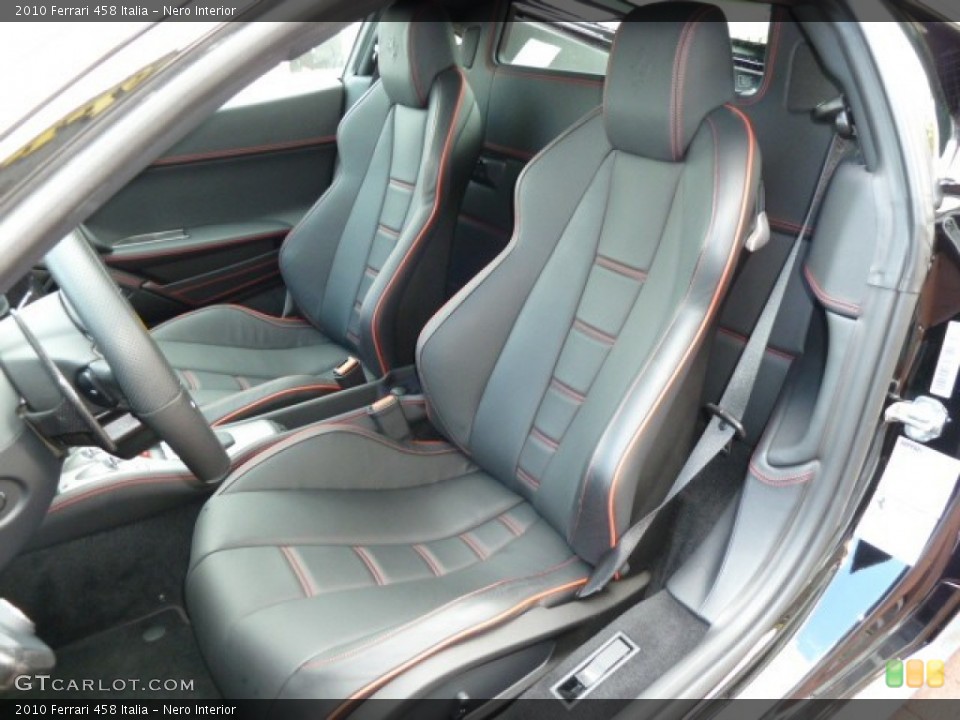 Nero Interior Photo for the 2010 Ferrari 458 Italia #54783585