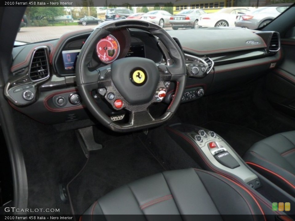 Nero Interior Prime Interior for the 2010 Ferrari 458 Italia #54783594