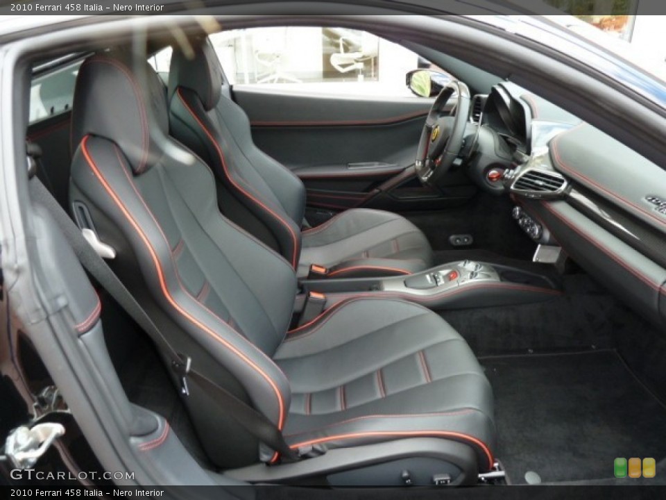 Nero Interior Photo for the 2010 Ferrari 458 Italia #54783669