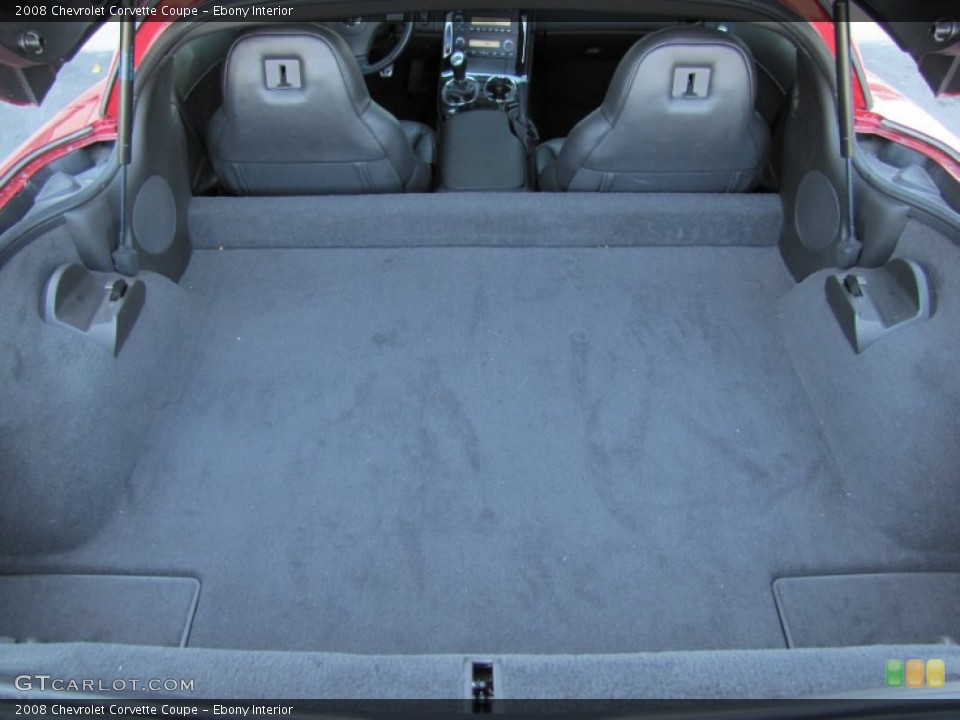 Ebony Interior Trunk for the 2008 Chevrolet Corvette Coupe #54784590