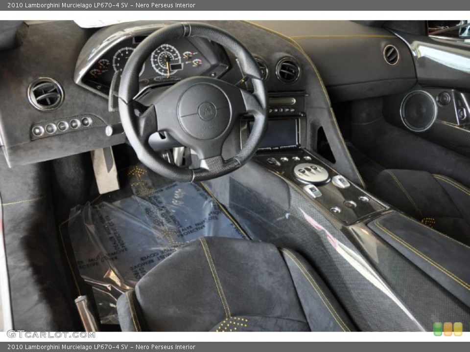 Nero Perseus Interior Dashboard for the 2010 Lamborghini Murcielago LP670-4 SV #54785064
