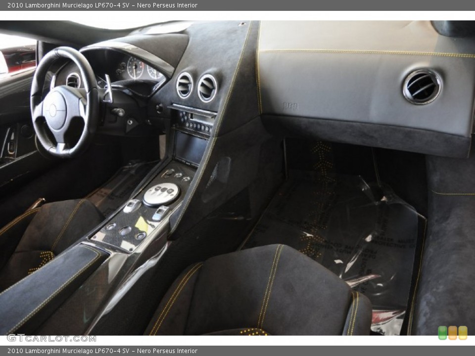 Nero Perseus Interior Dashboard for the 2010 Lamborghini Murcielago LP670-4 SV #54785084
