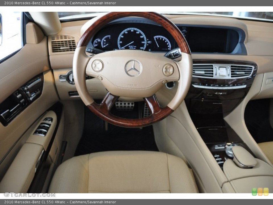 Cashmere/Savannah Interior Dashboard for the 2010 Mercedes-Benz CL 550 4Matic #54785253