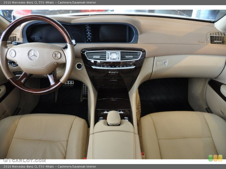 Cashmere/Savannah Interior Dashboard for the 2010 Mercedes-Benz CL 550 4Matic #54785259
