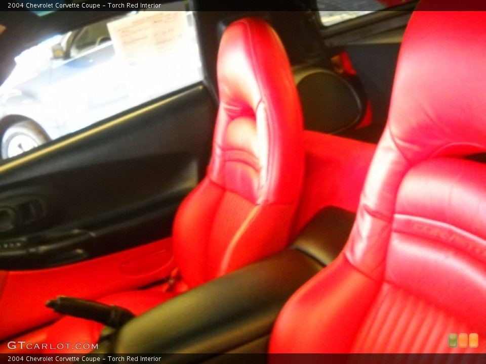 Torch Red Interior Photo for the 2004 Chevrolet Corvette Coupe #54785406