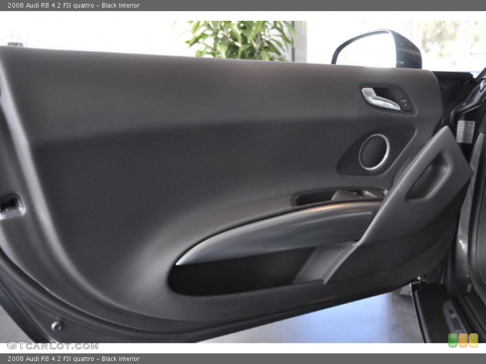 Black Interior Door Panel for the 2008 Audi R8 4.2 FSI quattro #54785442
