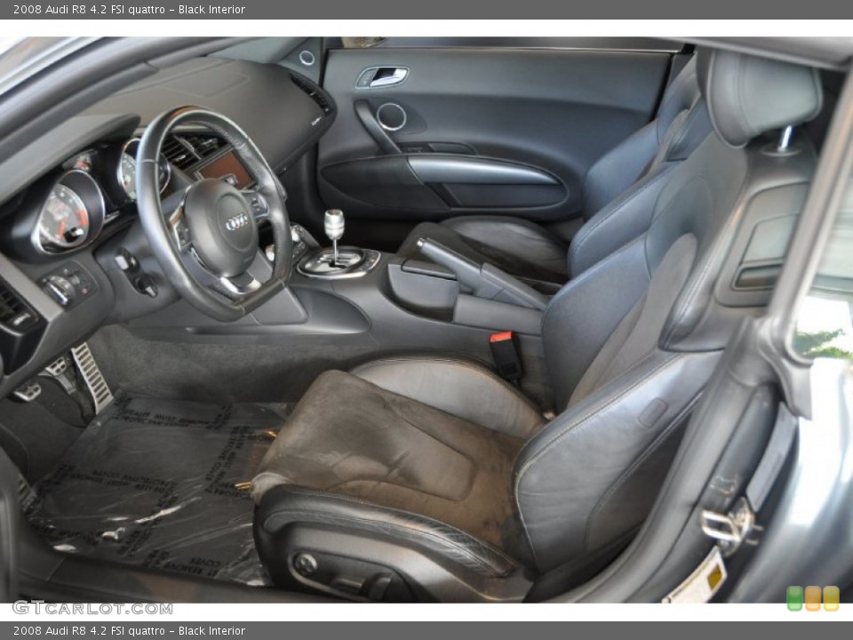 Black Interior Photo for the 2008 Audi R8 4.2 FSI quattro #54785448
