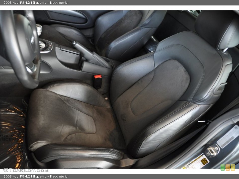 Black Interior Photo for the 2008 Audi R8 4.2 FSI quattro #54785460