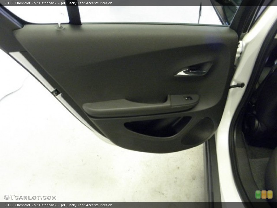 Jet Black/Dark Accents Interior Door Panel for the 2012 Chevrolet Volt Hatchback #54789156