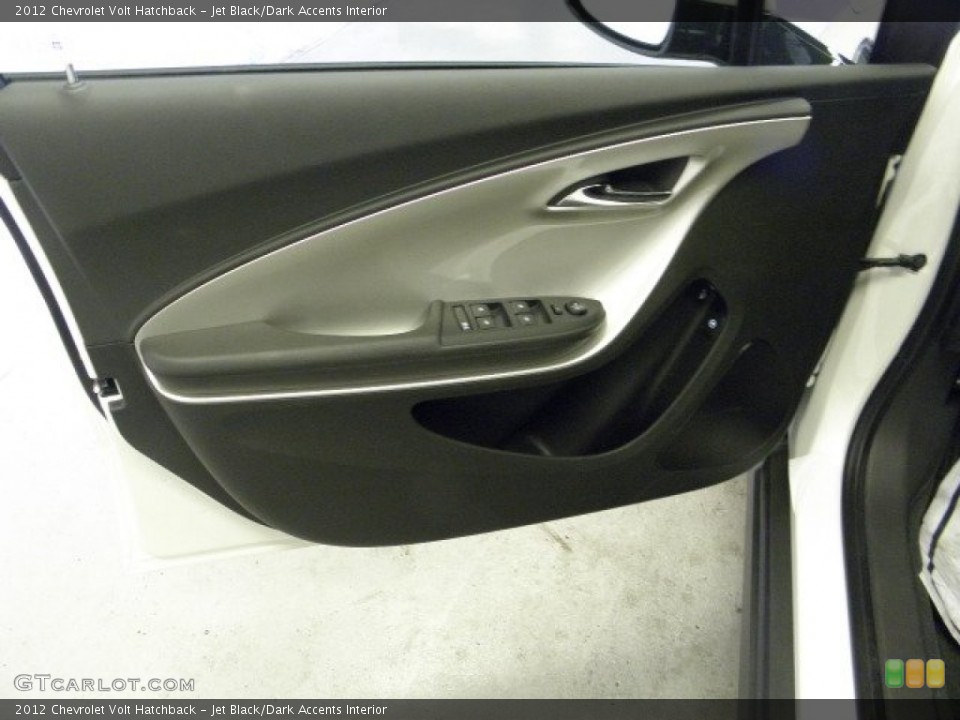 Jet Black/Dark Accents Interior Door Panel for the 2012 Chevrolet Volt Hatchback #54789168