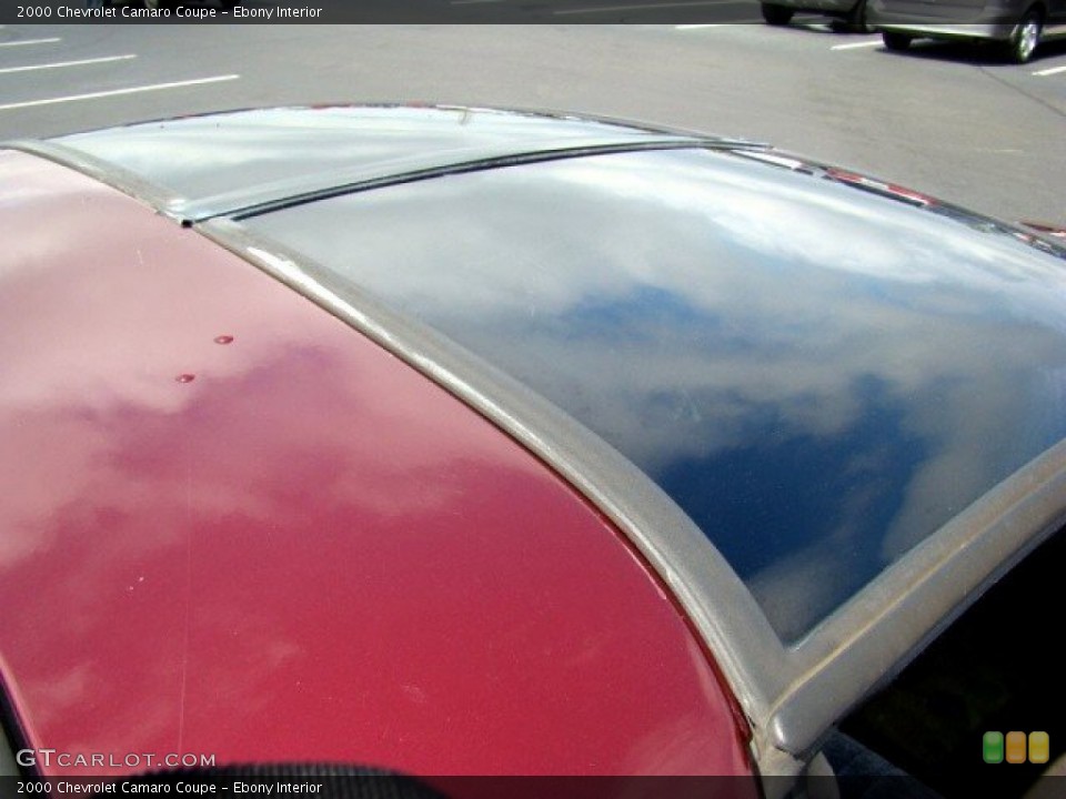 Ebony Interior Sunroof for the 2000 Chevrolet Camaro Coupe #54789282