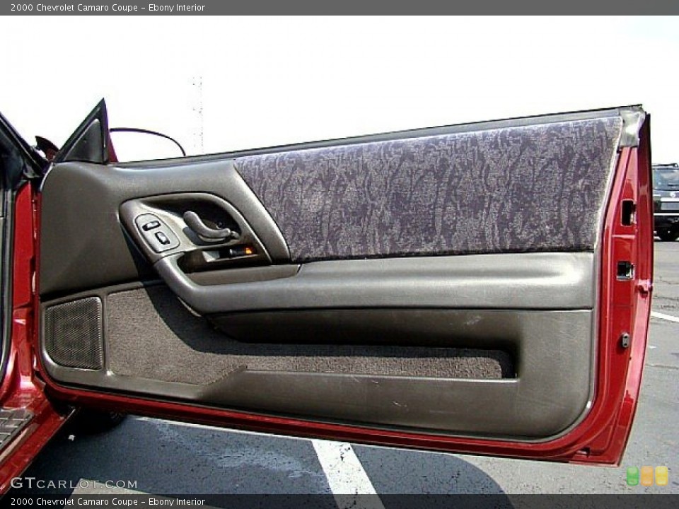Ebony Interior Door Panel for the 2000 Chevrolet Camaro Coupe #54789285