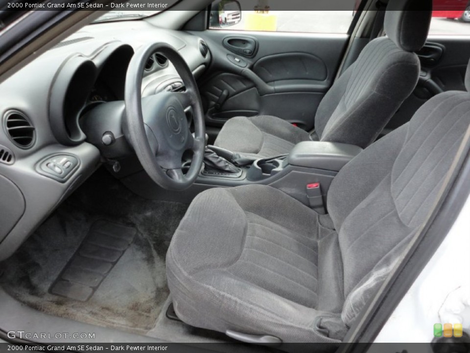 Dark Pewter Interior Photo for the 2000 Pontiac Grand Am SE Sedan #54790851