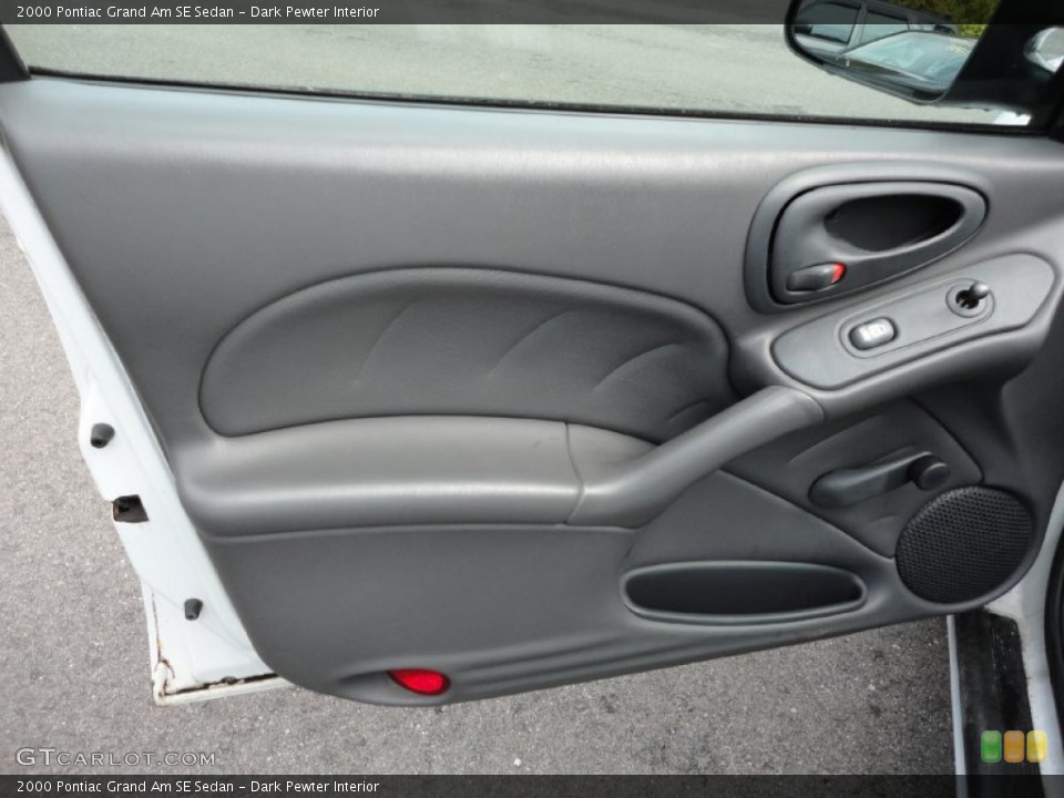 Dark Pewter Interior Door Panel for the 2000 Pontiac Grand Am SE Sedan #54790857
