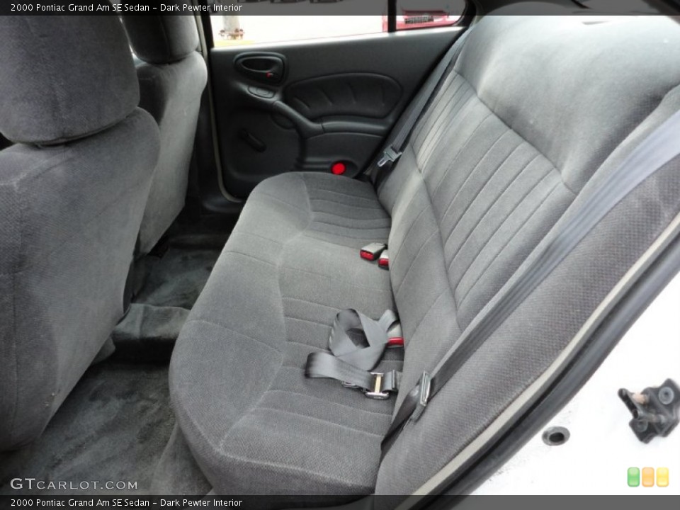 Dark Pewter Interior Photo for the 2000 Pontiac Grand Am SE Sedan #54790860