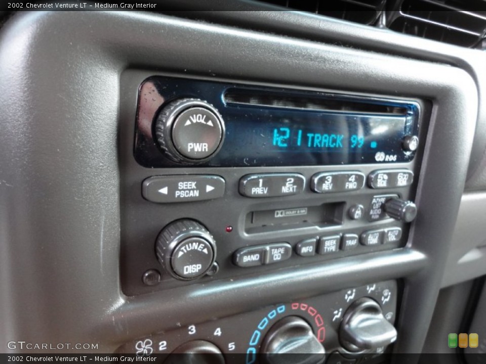 Medium Gray Interior Audio System for the 2002 Chevrolet Venture LT #54791088