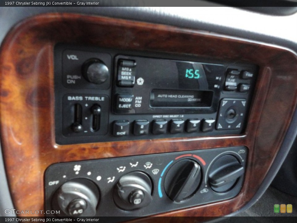 Gray Interior Audio System for the 1997 Chrysler Sebring JXi Convertible #54791175