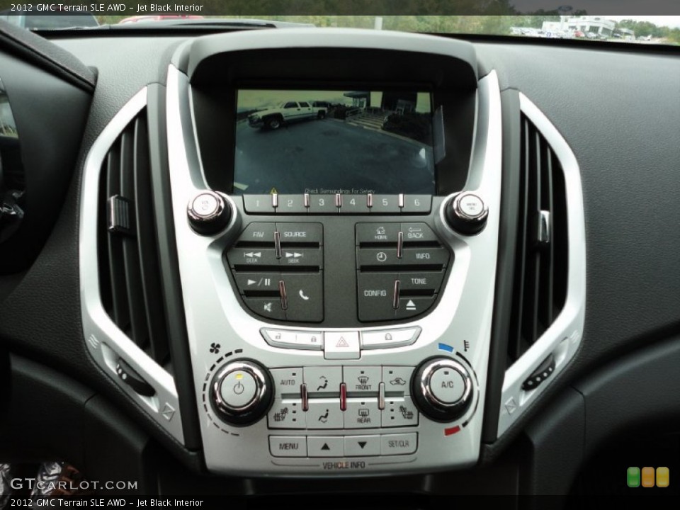 Jet Black Interior Controls for the 2012 GMC Terrain SLE AWD #54792280