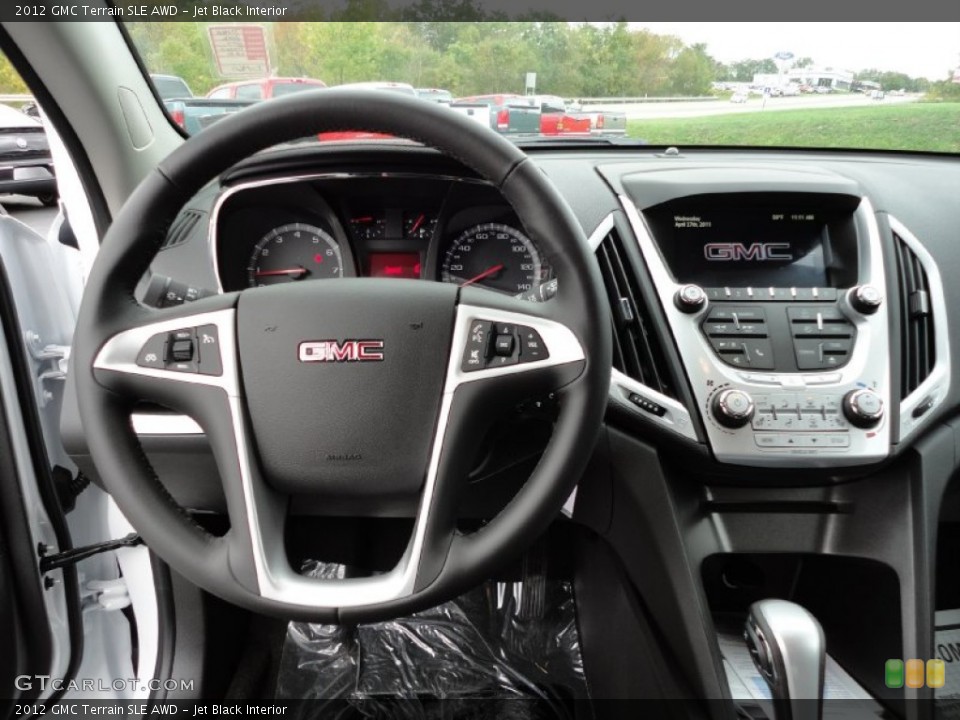 Jet Black Interior Dashboard for the 2012 GMC Terrain SLE AWD #54792402