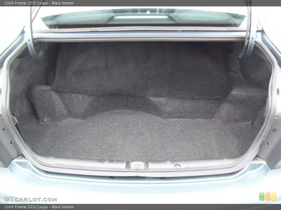 Black Interior Trunk for the 2006 Pontiac GTO Coupe #54794586