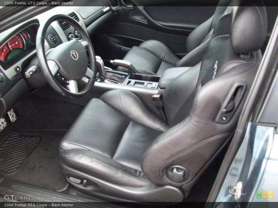 Black Interior Photo for the 2006 Pontiac GTO Coupe #54794605
