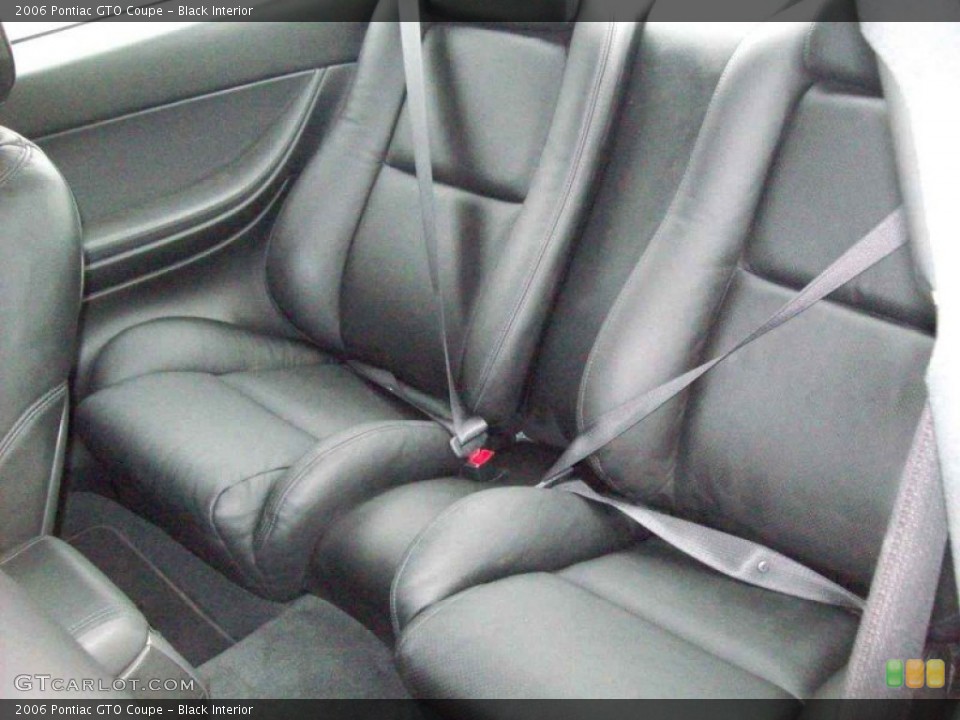 Black Interior Photo for the 2006 Pontiac GTO Coupe #54794612