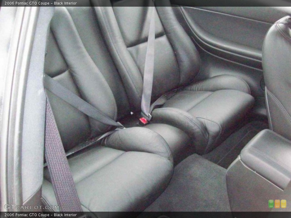 Black Interior Photo for the 2006 Pontiac GTO Coupe #54794620