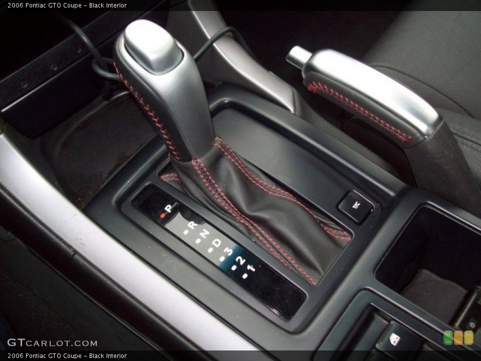 Black Interior Transmission for the 2006 Pontiac GTO Coupe #54794639