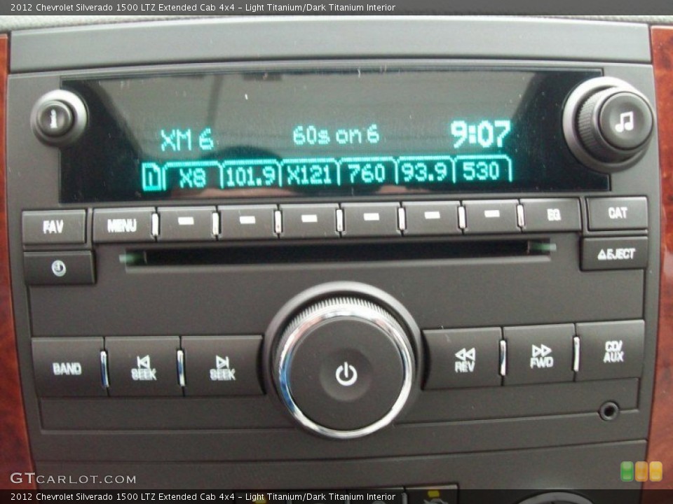 Light Titanium/Dark Titanium Interior Audio System for the 2012 Chevrolet Silverado 1500 LTZ Extended Cab 4x4 #54794938