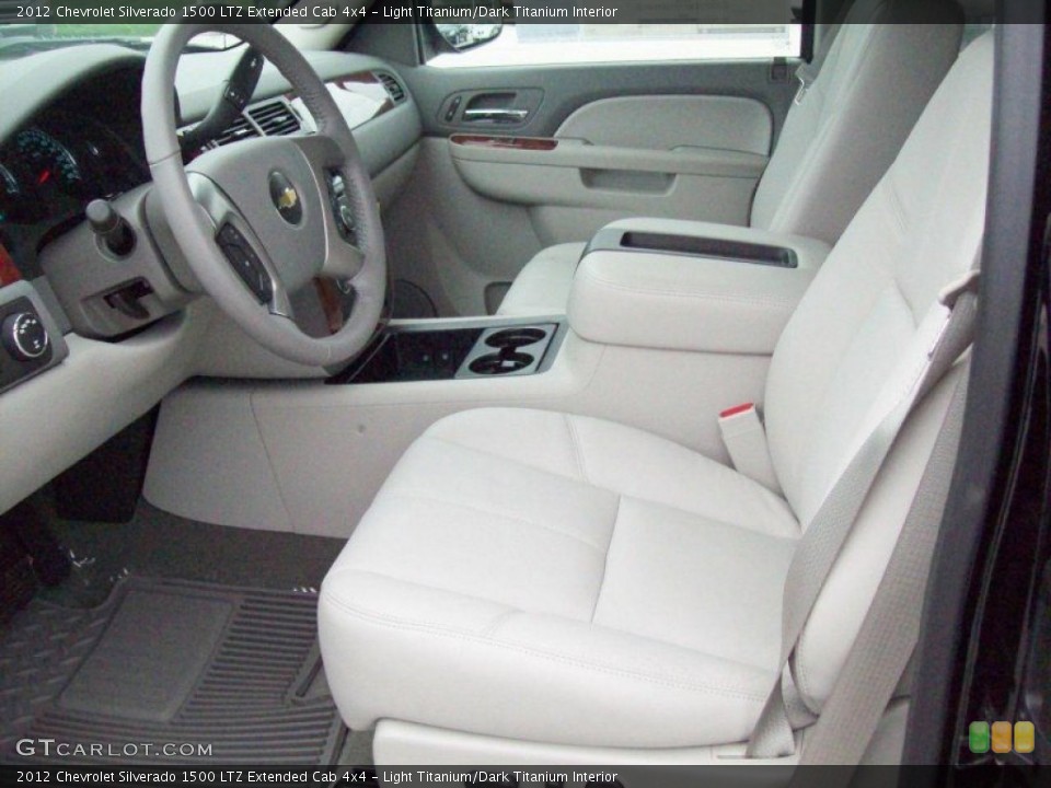 Light Titanium/Dark Titanium Interior Photo for the 2012 Chevrolet Silverado 1500 LTZ Extended Cab 4x4 #54795034