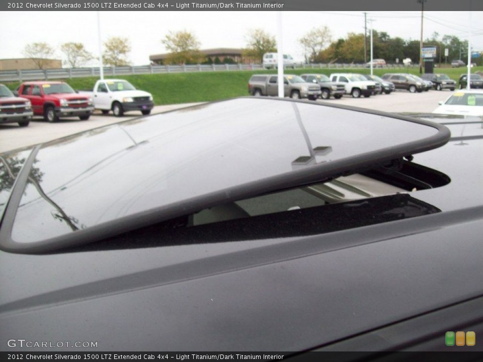 Light Titanium/Dark Titanium Interior Sunroof for the 2012 Chevrolet Silverado 1500 LTZ Extended Cab 4x4 #54795141