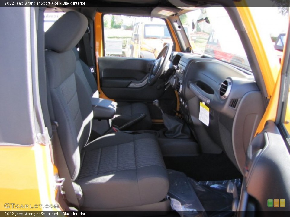 Black Interior Photo for the 2012 Jeep Wrangler Sport 4x4 #54795269